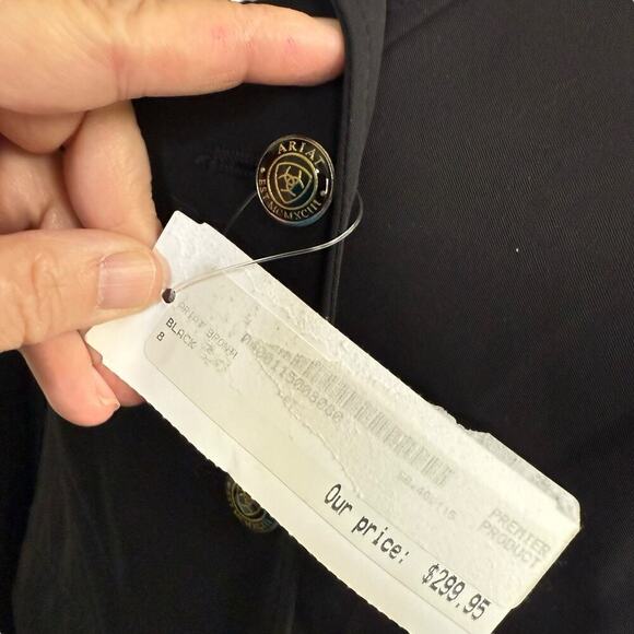 Ariat Pro Series Women's Bronte Show Coat Blazer US 8R Black Oldmoney Equestrian - Picture 2 of 16